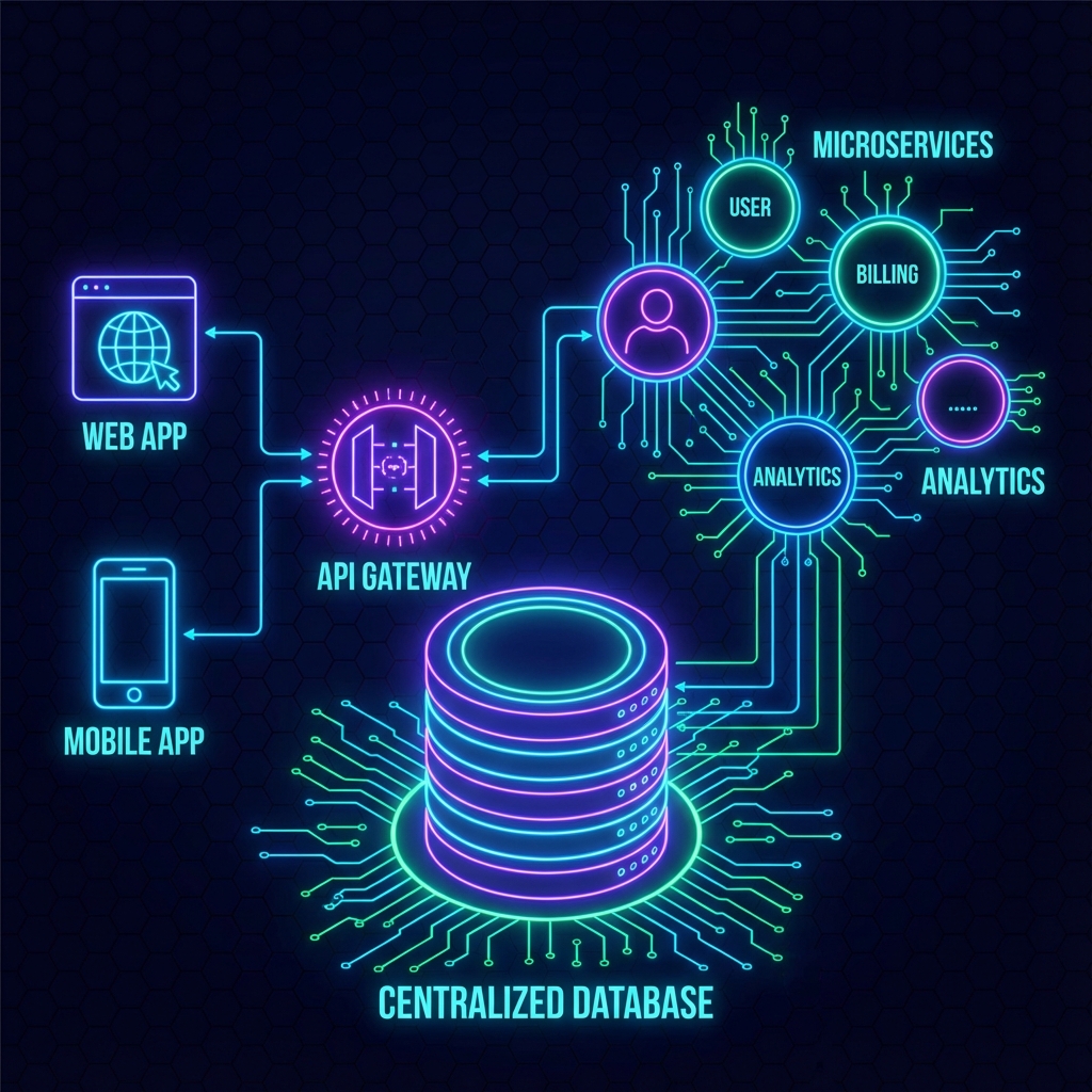 Technical Architecture Diagram: High-Level SaaS Architecture