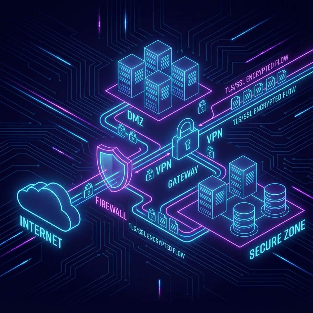 Technical Architecture Diagram: Secure Network Architecture